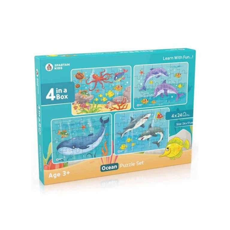 Ocean Jigsaw Puzzle for Kids (Set of 4) 96 Puzzle Pcs Ocean Jigsaw Puzzle for Kids (Set of 4) 96 Puzzle Pcs