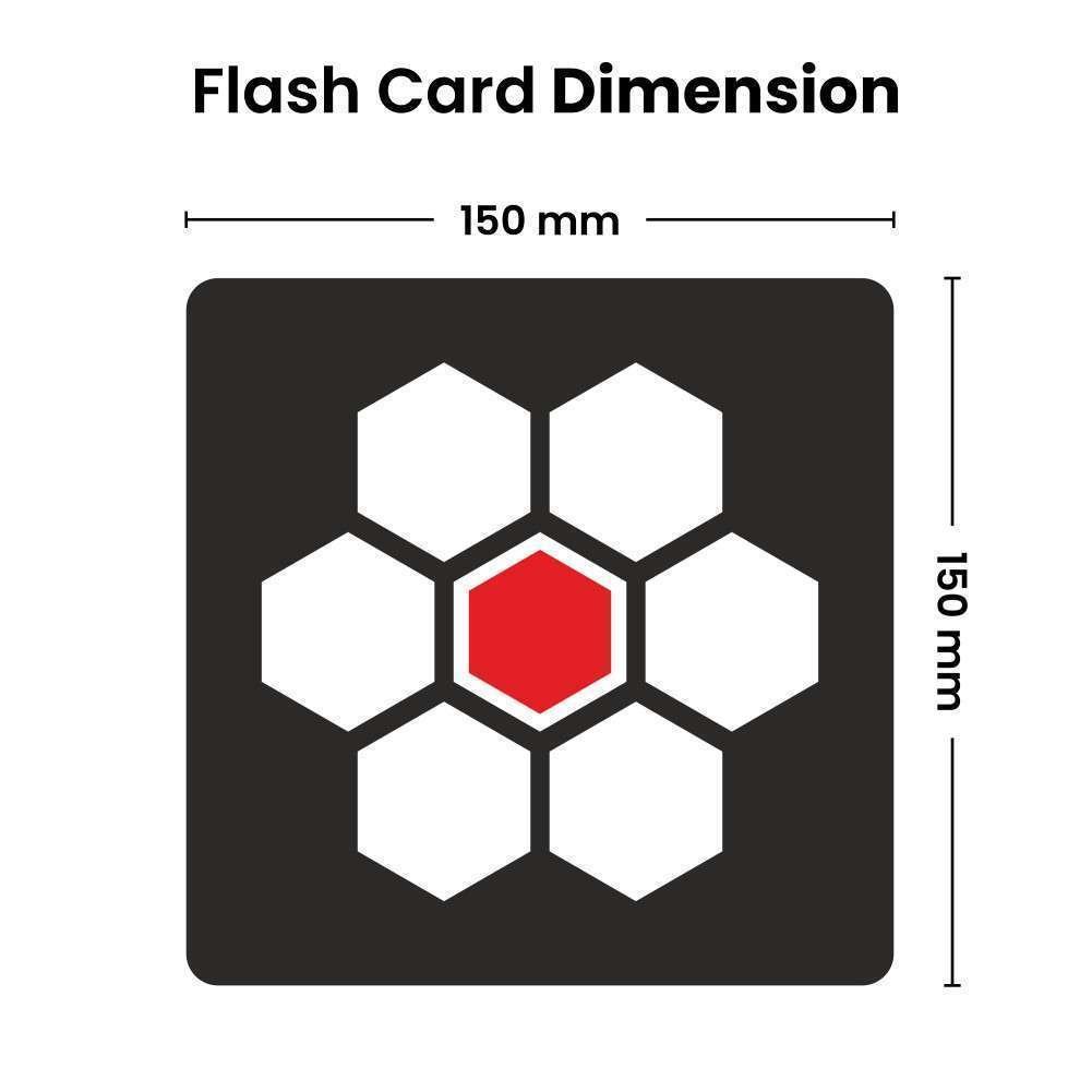 high contrast flash cards